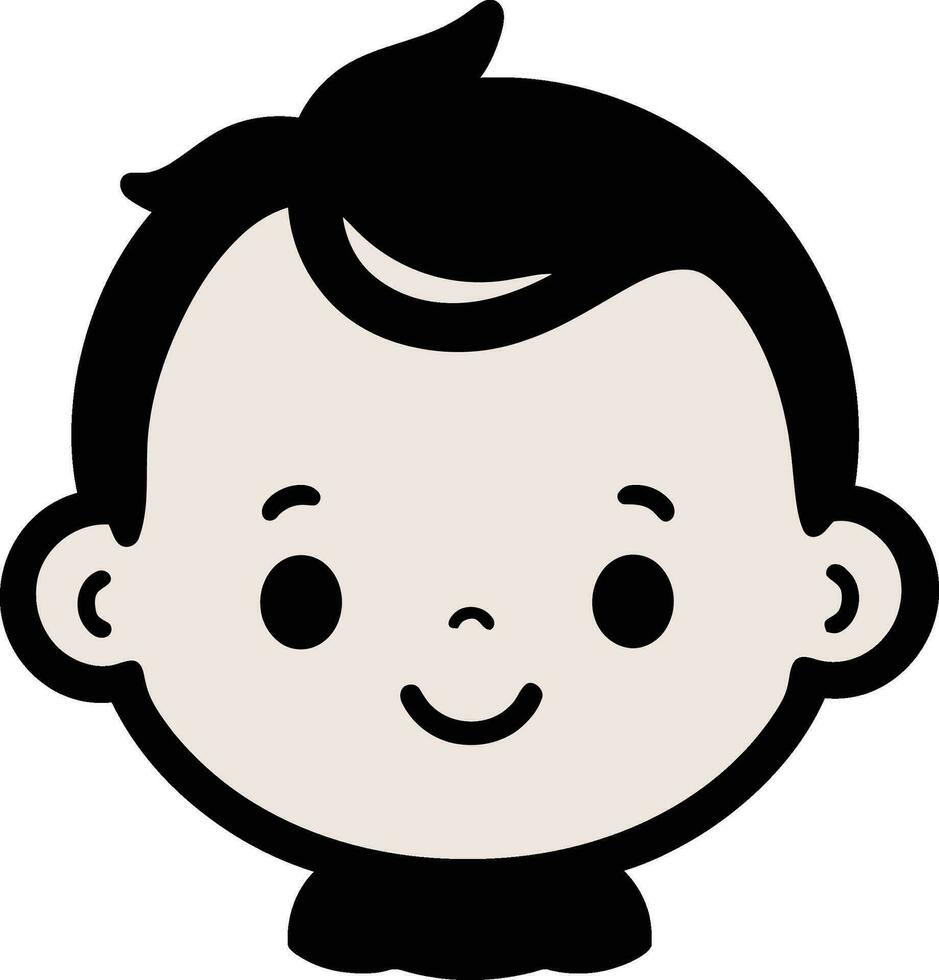 Lullabies in Lines Small Child Black Vector Logo Magical Mornings Vector Logo for Little Dreamers