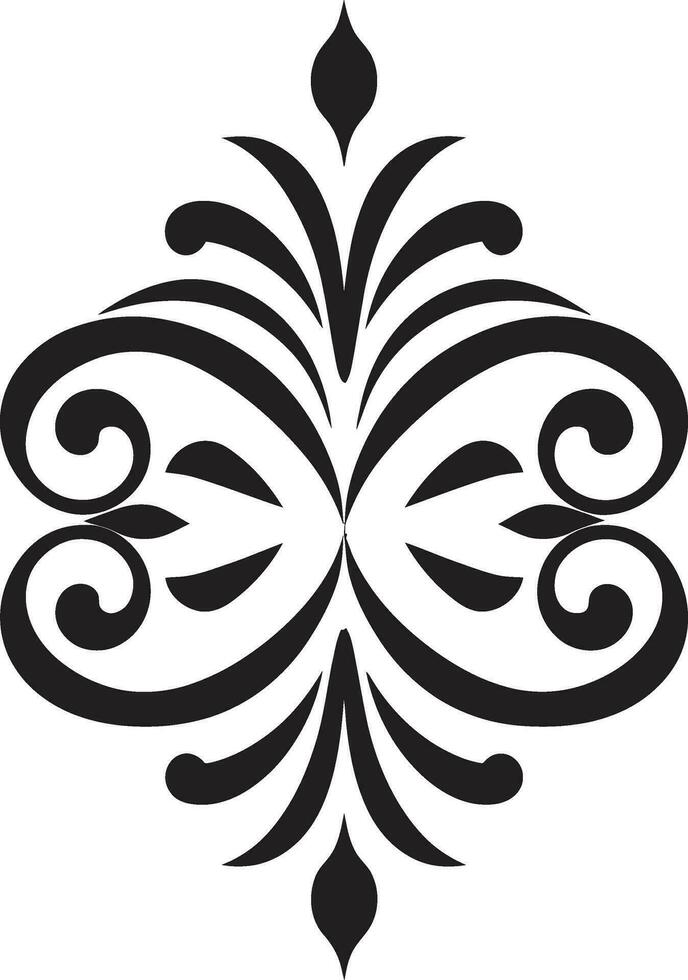 Ornamental Mastery Vector Decorative Elements in Calligraphic Style Sweeping Calligraphy Abstract Vector Icons with Calligraphic Details