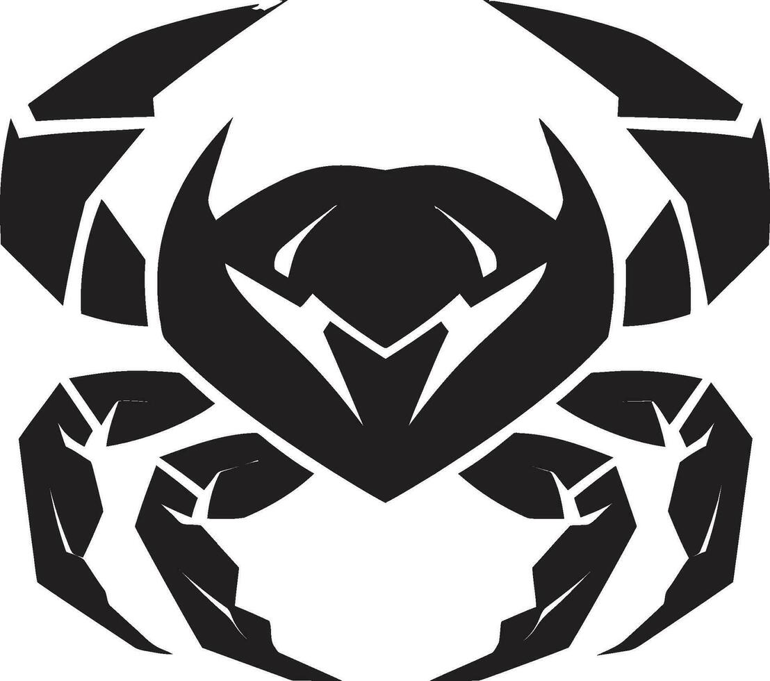 Shell armored Sovereign Vector Crab Pincer Pride Crab Icon Vector