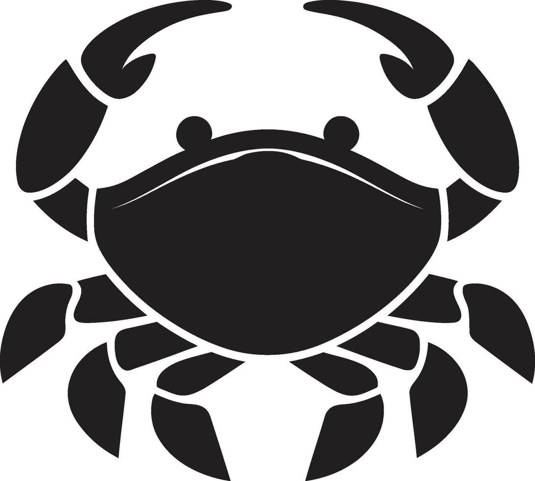 de marea triunfo cangrejo icono vector playa centinela vector cangrejo emblema