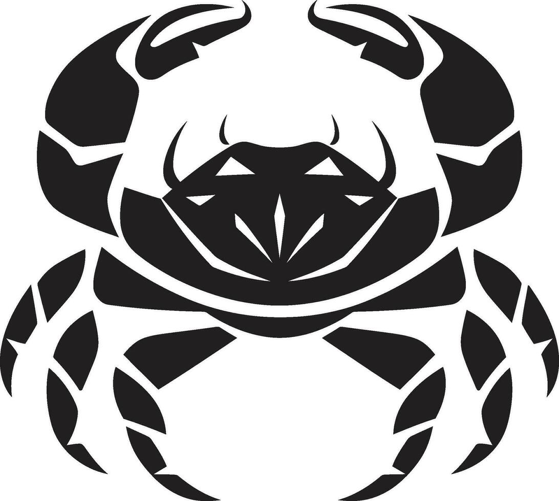 Seaside Sovereignty Vector Crab Pincer Prestige Crab Icon Vector