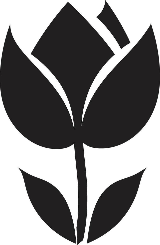 GardenCraft Matrix Core Vector Floral Arts FlowerBlossom Nexus Core Artistic Decorative Emblem Design