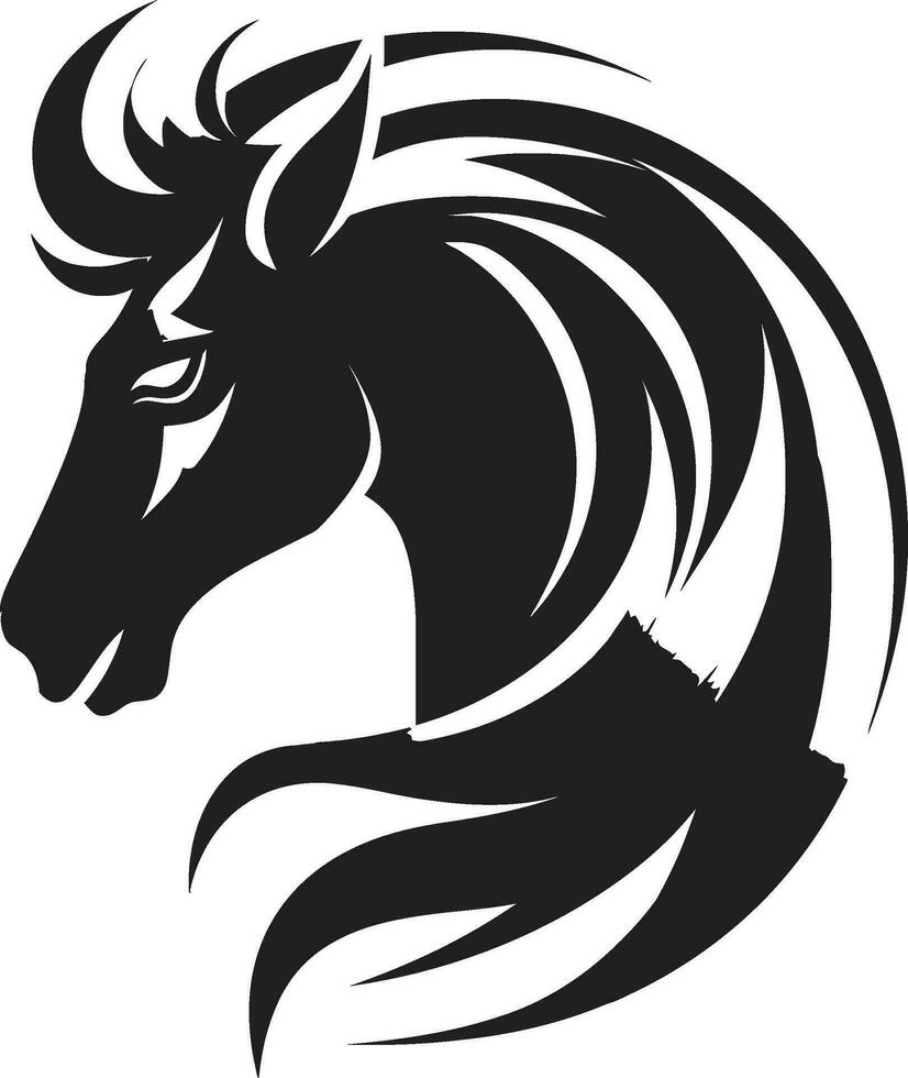 unicornio elegancia vectorizado icónico emblema mítico matriz elaboración unicornio símbolo arte vector