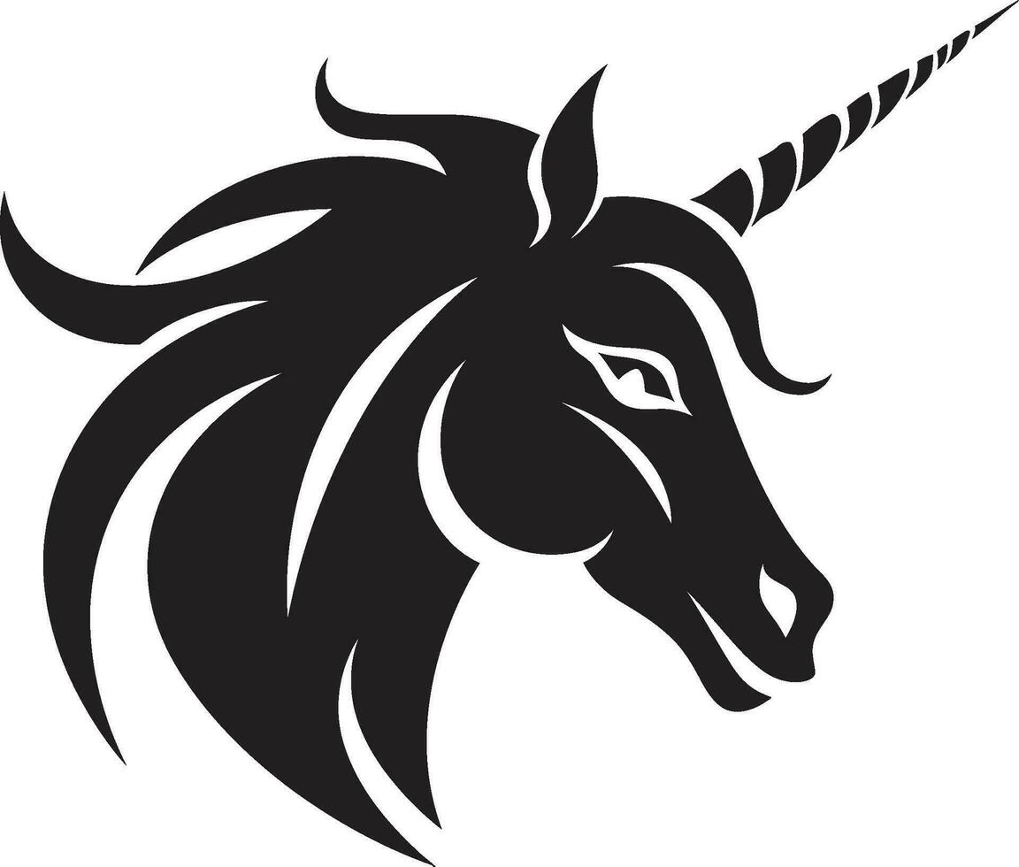 magia galope artístico unicornio símbolo arte místico fusión elaboración vector unicornio emblemas