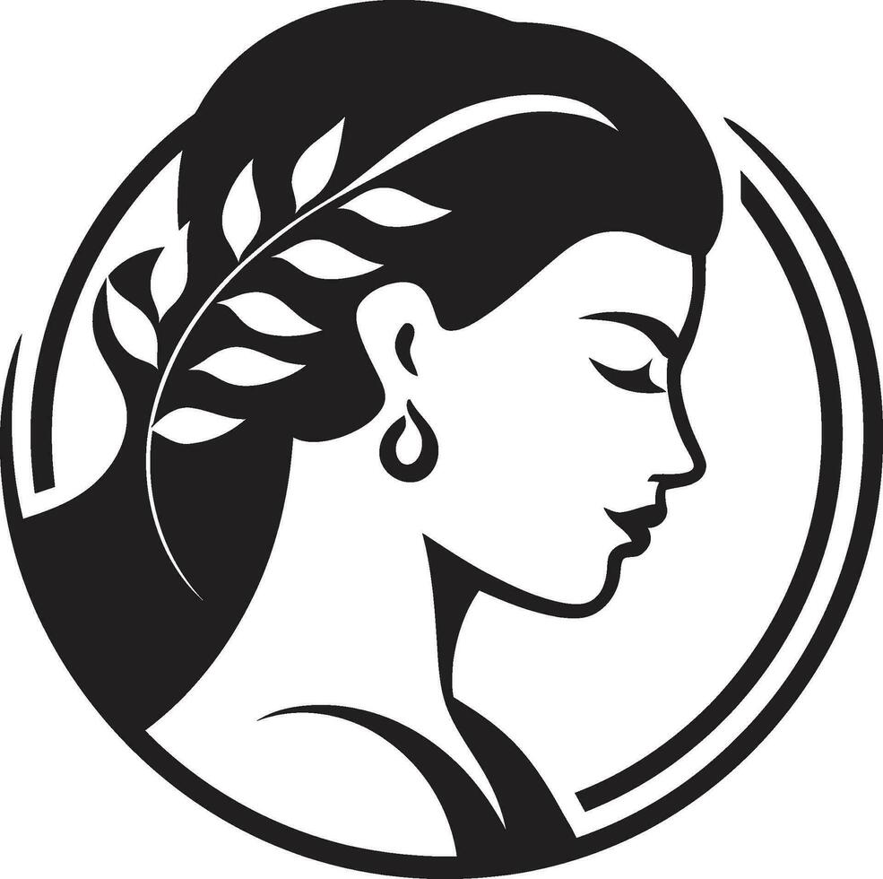 pulcro sofisticación femme persona femenino finura cosmético icono vector