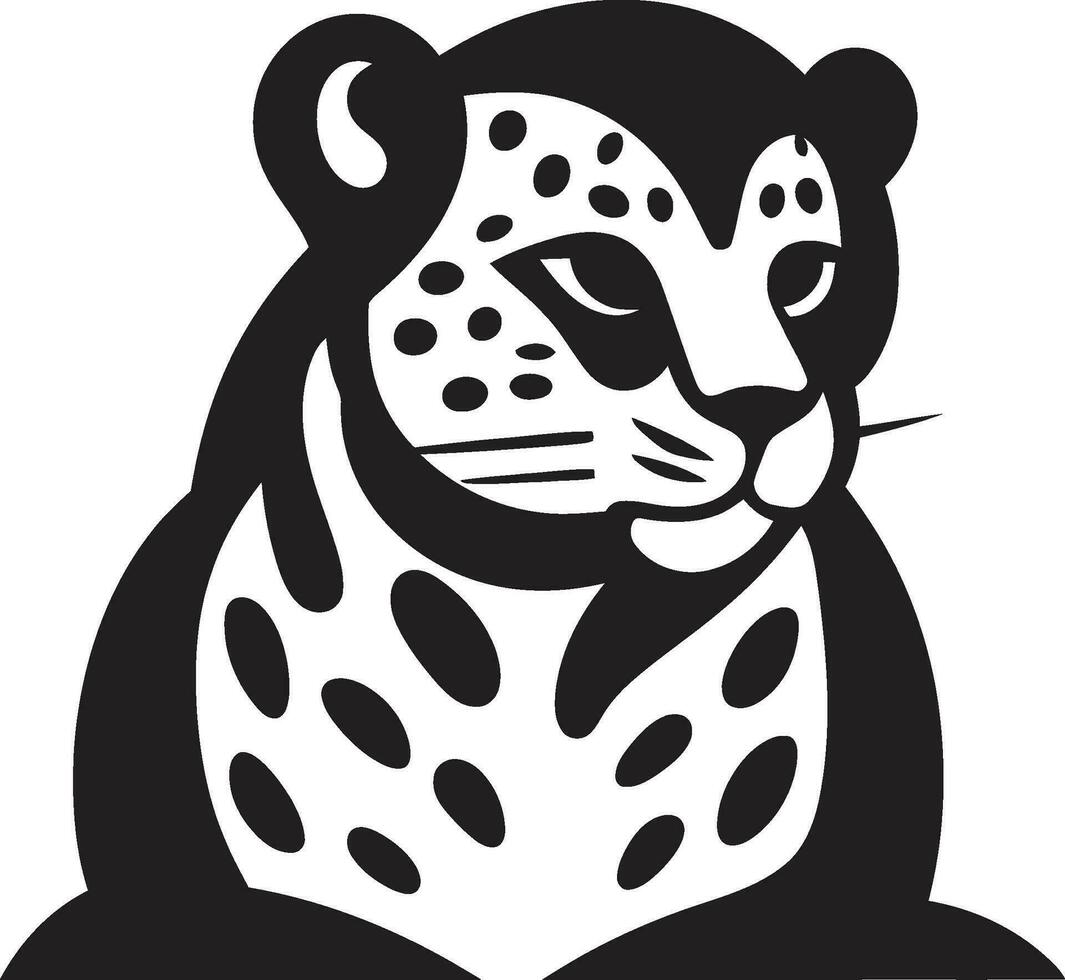 aerodinámico gracia icónico leopardo marca rápido elegancia leopardo vector ilustración