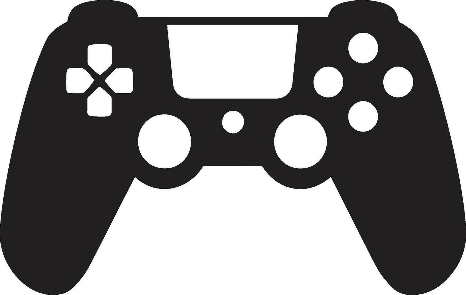 Control Command Joystick Vector Emblem Precision Play Gamepad Joystick Logo Illustration