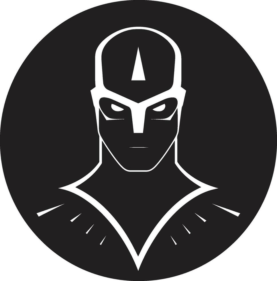 Stalwart Strike Hammer Mans Mark Superhuman Sledge Hammer Man Vector Illustration