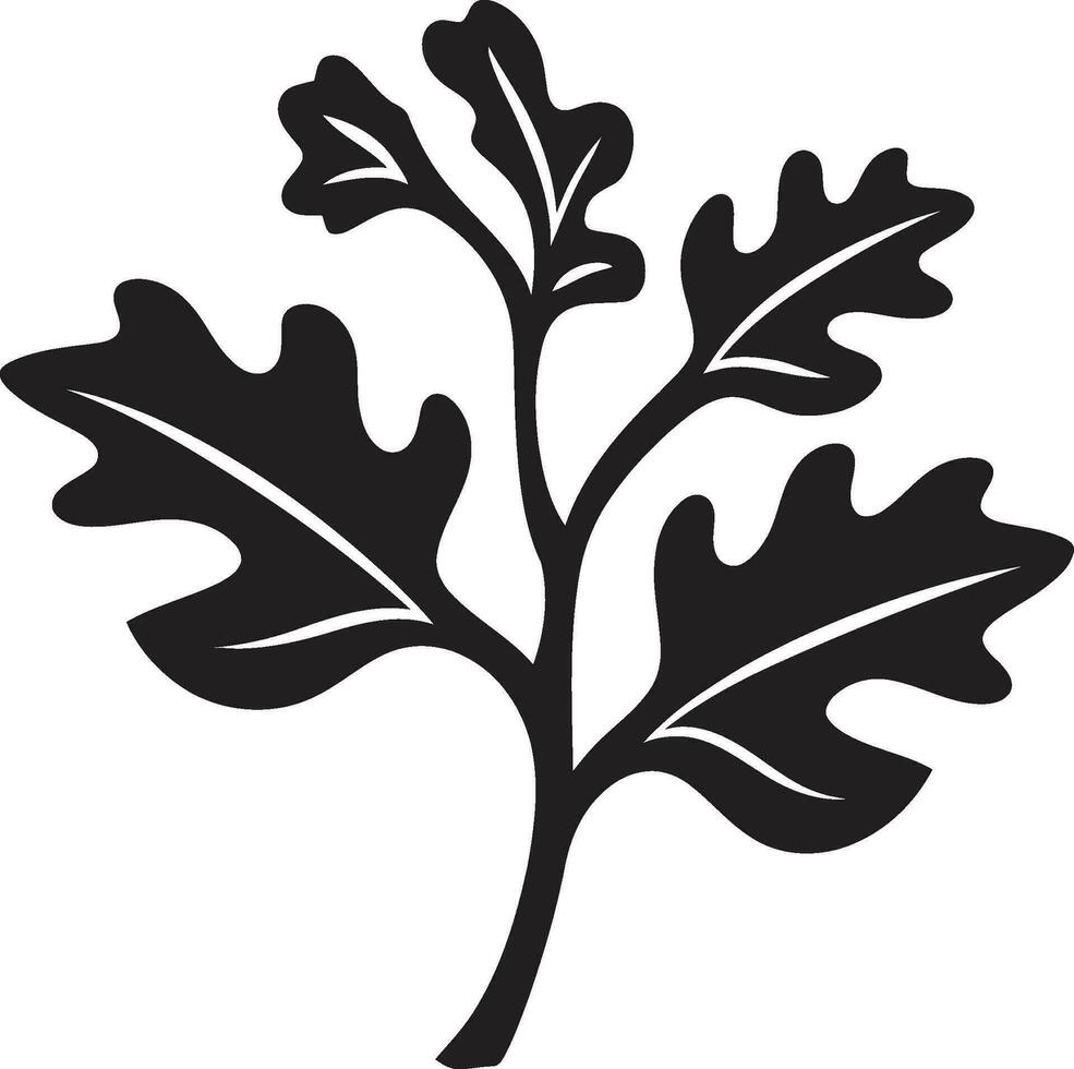 Foliage Fusion Ivy Oak Emblem Natures Harmony Ivy Oak Symbol vector