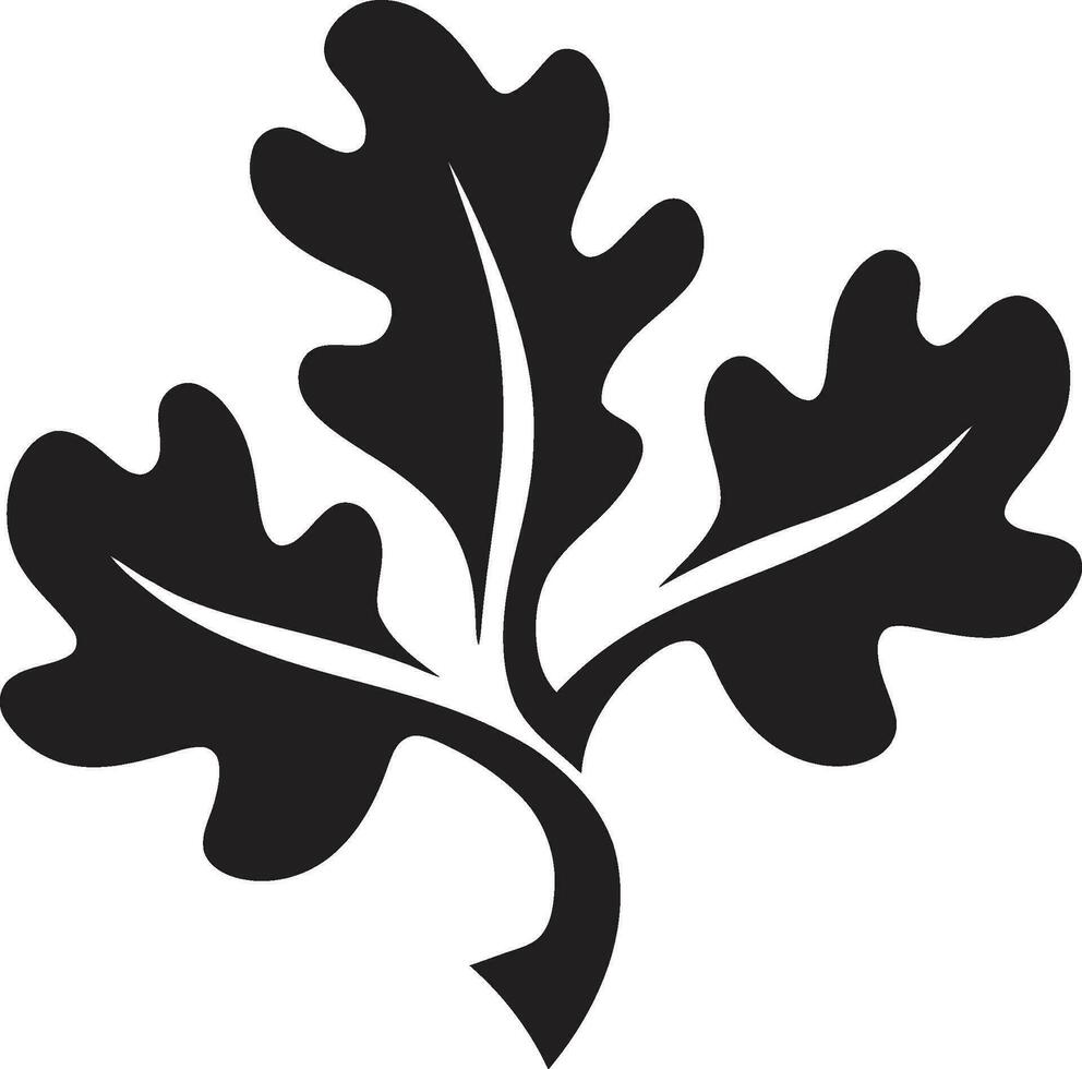 bosque ecos hiedra roble logo símbolo verde unidad icónico hiedra roble vector icono