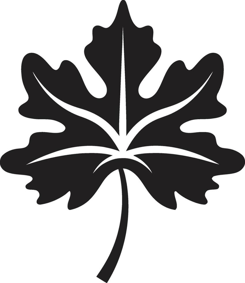 Organic Overlap Ivy Oak Logo Icon Entwined Harmony Iconic Ivy Oak Mark vector