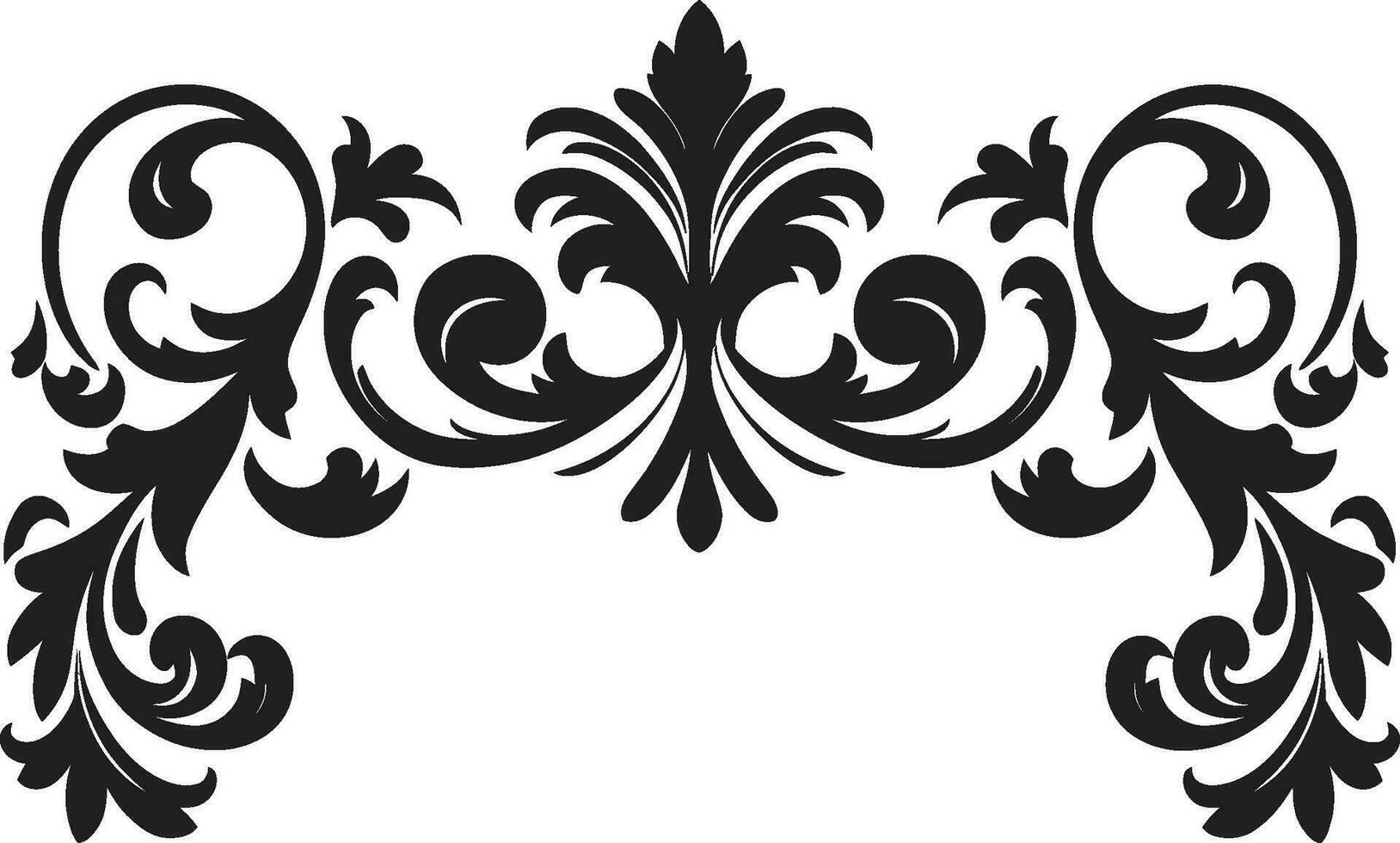 estigio cinta emblema sello elegante ébano borde insignias vector