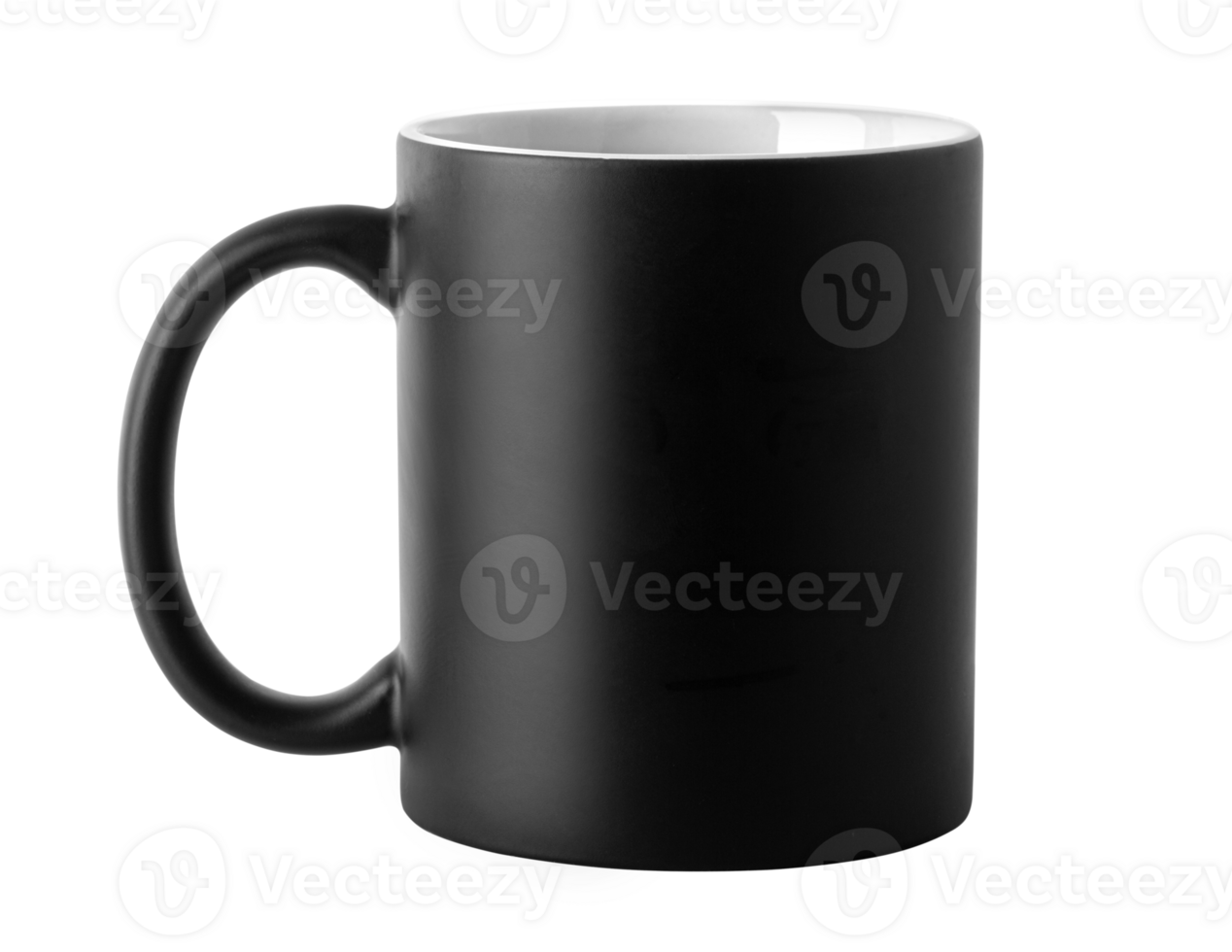 Black mug mockup png