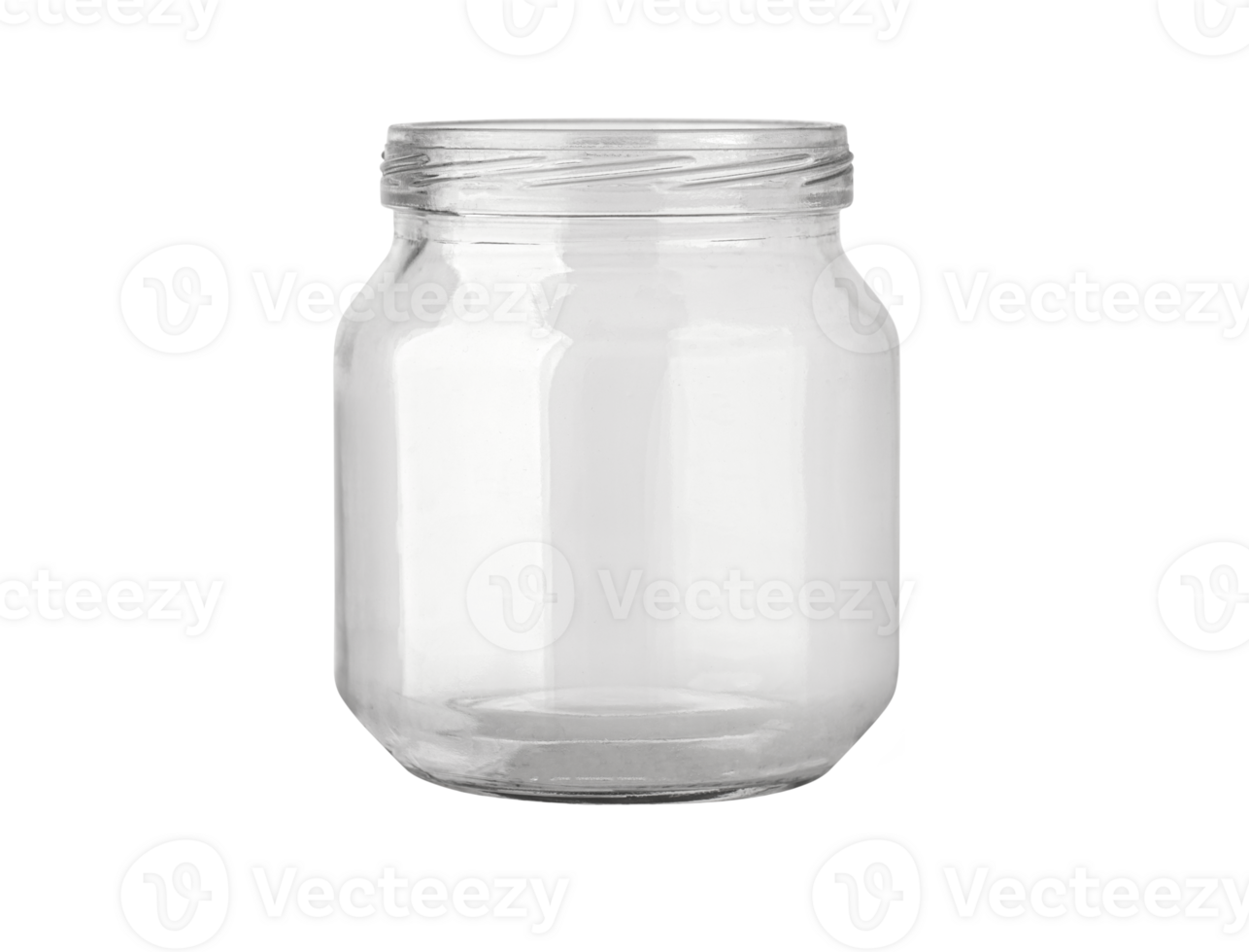 Glass jars isolated png