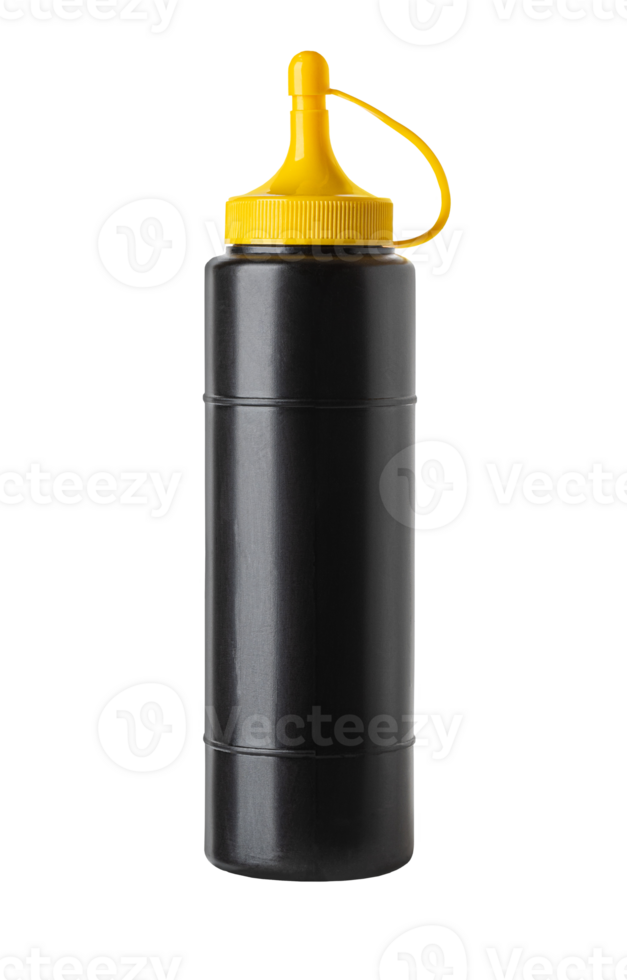 Bottle of mustard isolated png