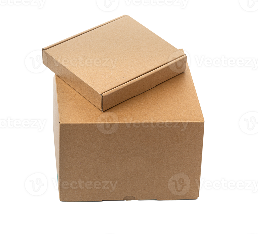 Two closed cardboard Box png