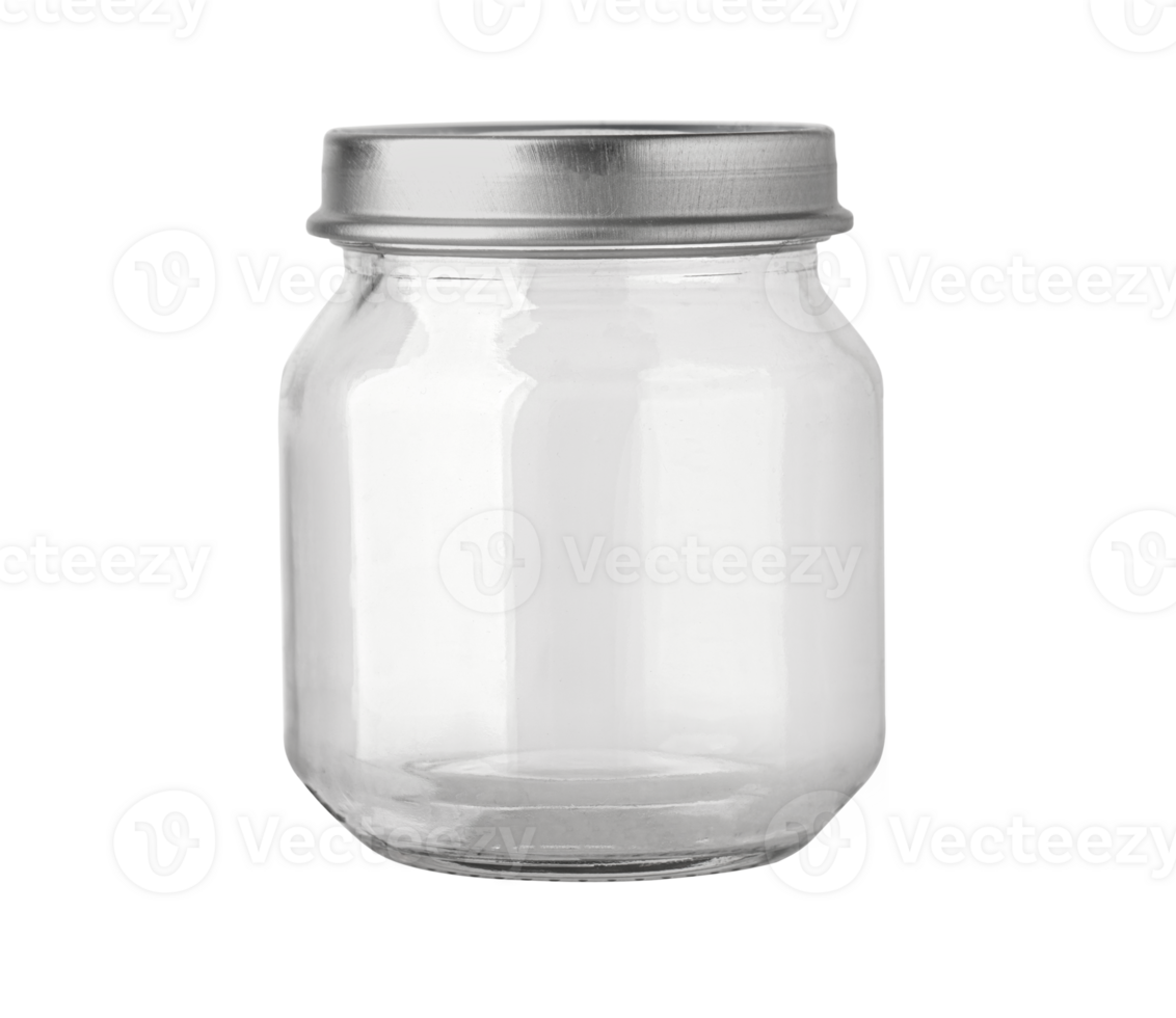 Glass jars isolated png