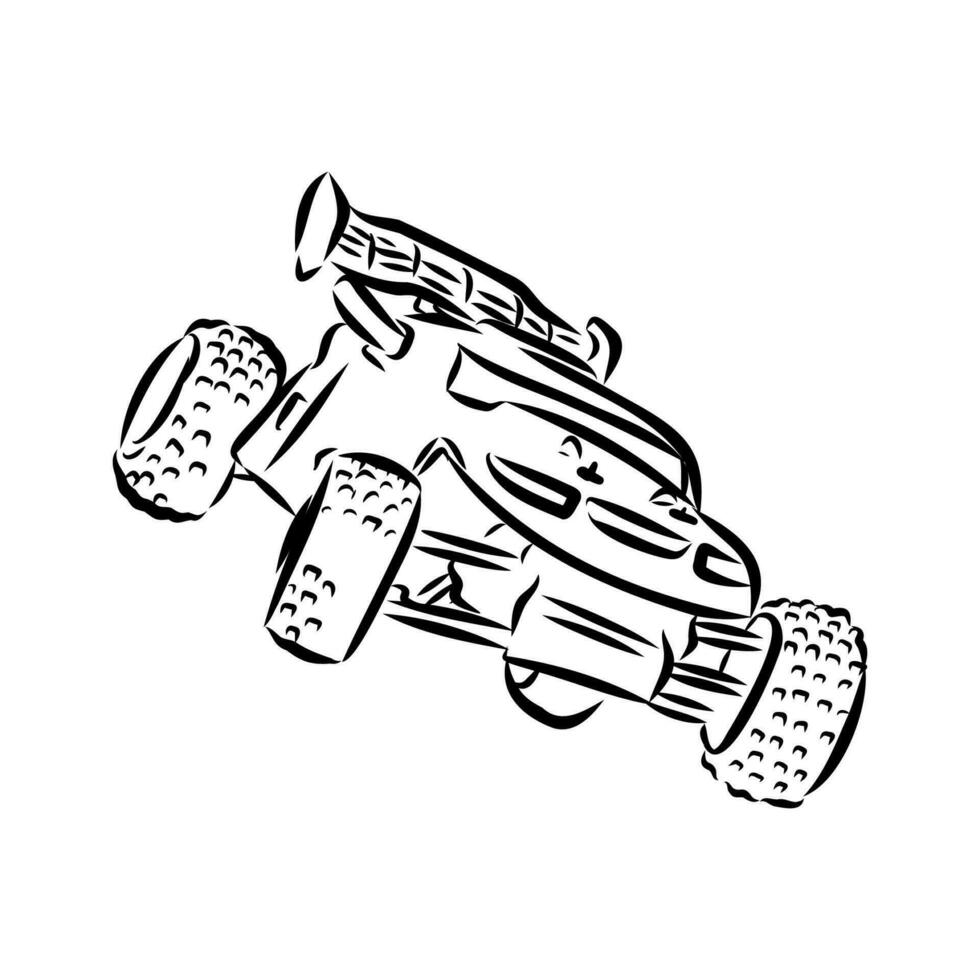 car model sports vector sketch