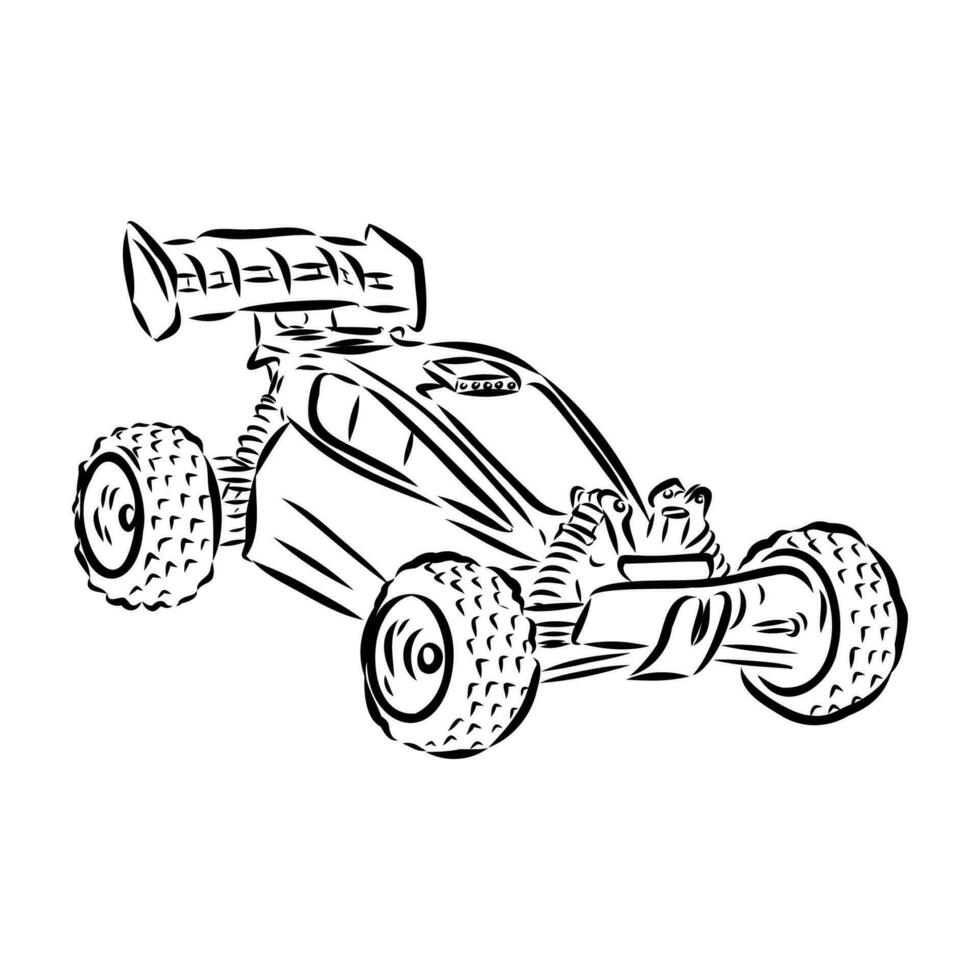 car model sports vector sketch