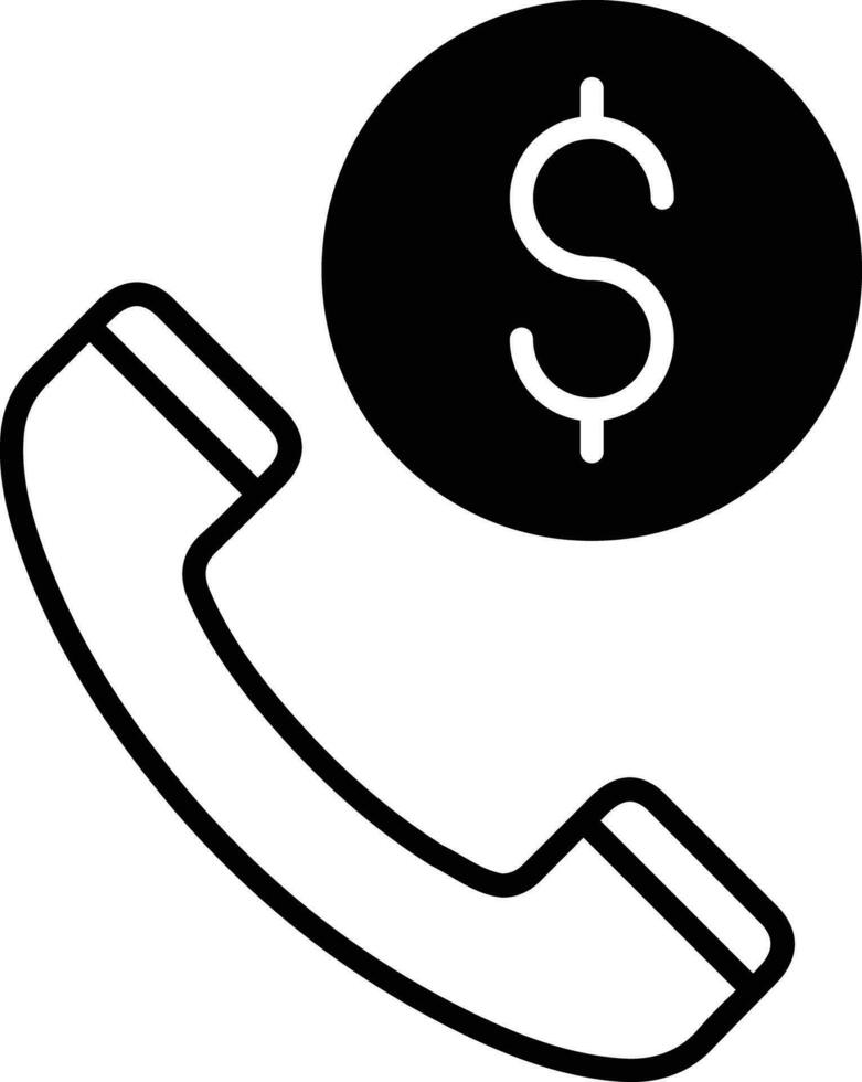 business and finance solid glyph vector illustration