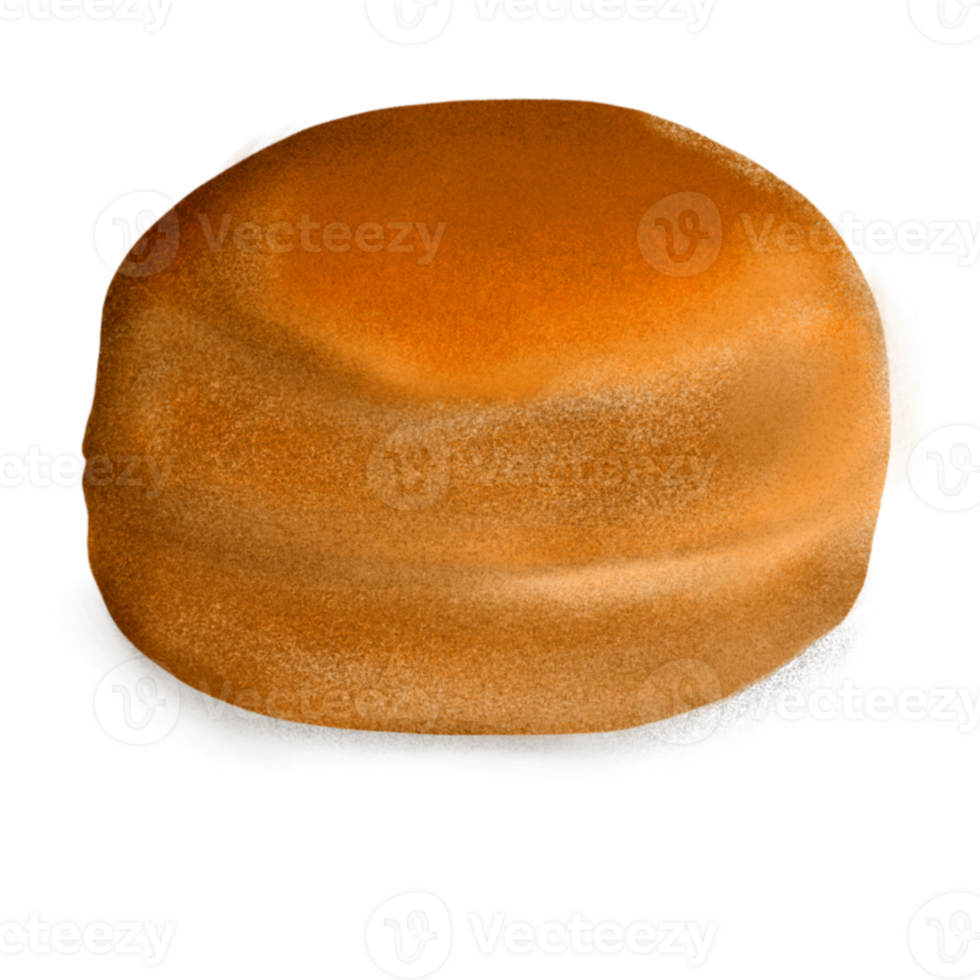 The Bun png image for food concept