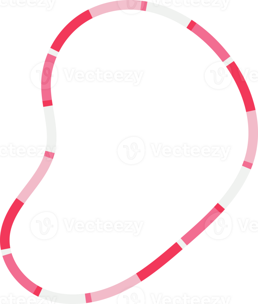The pink frame label for decor or valentine concept. png