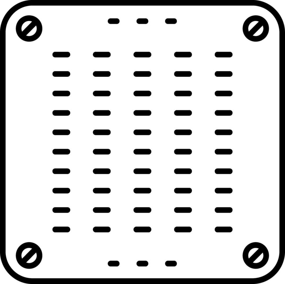 Air conditioner Line Icon vector