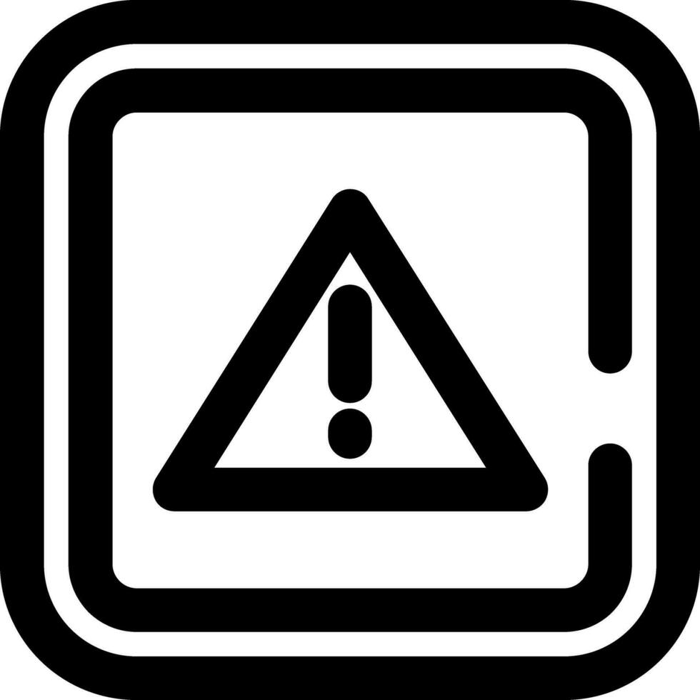 Alert Line Icon vector