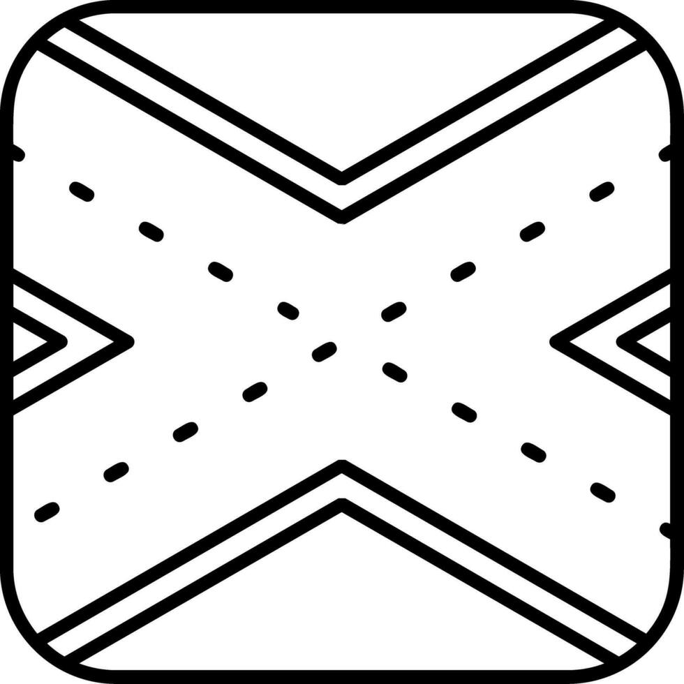 Runway Line Icon vector