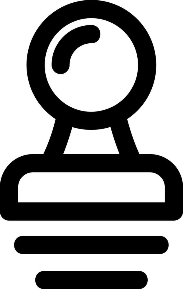 Stamp Line Icon vector