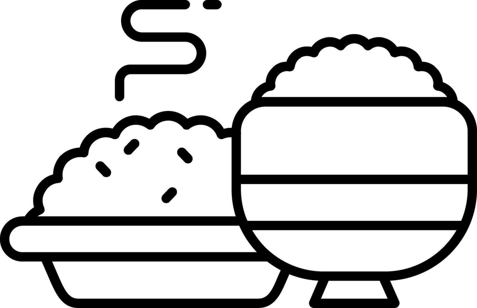 Meal Line Icon vector