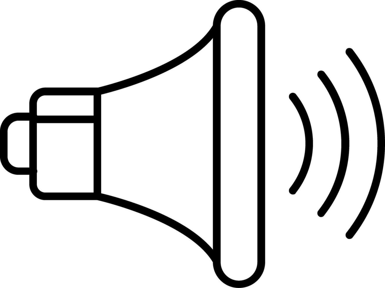 volume up Line Icon vector