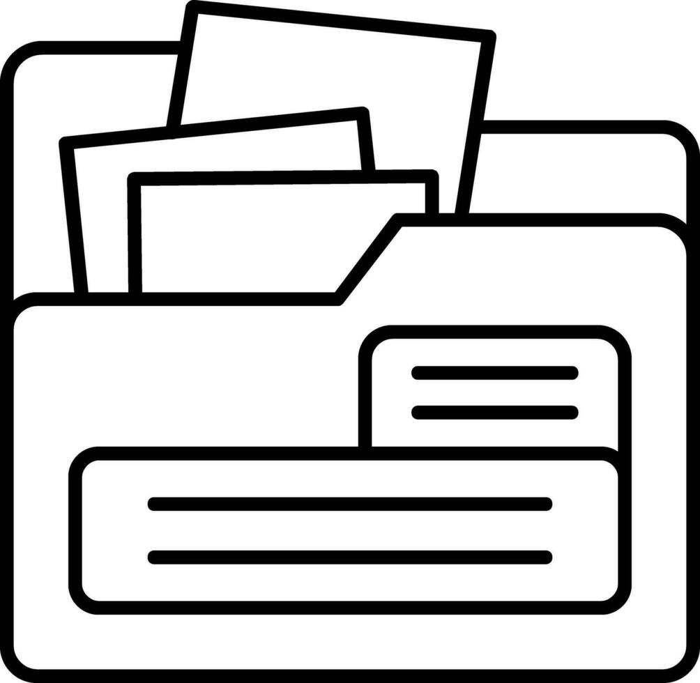 File Line Icon vector