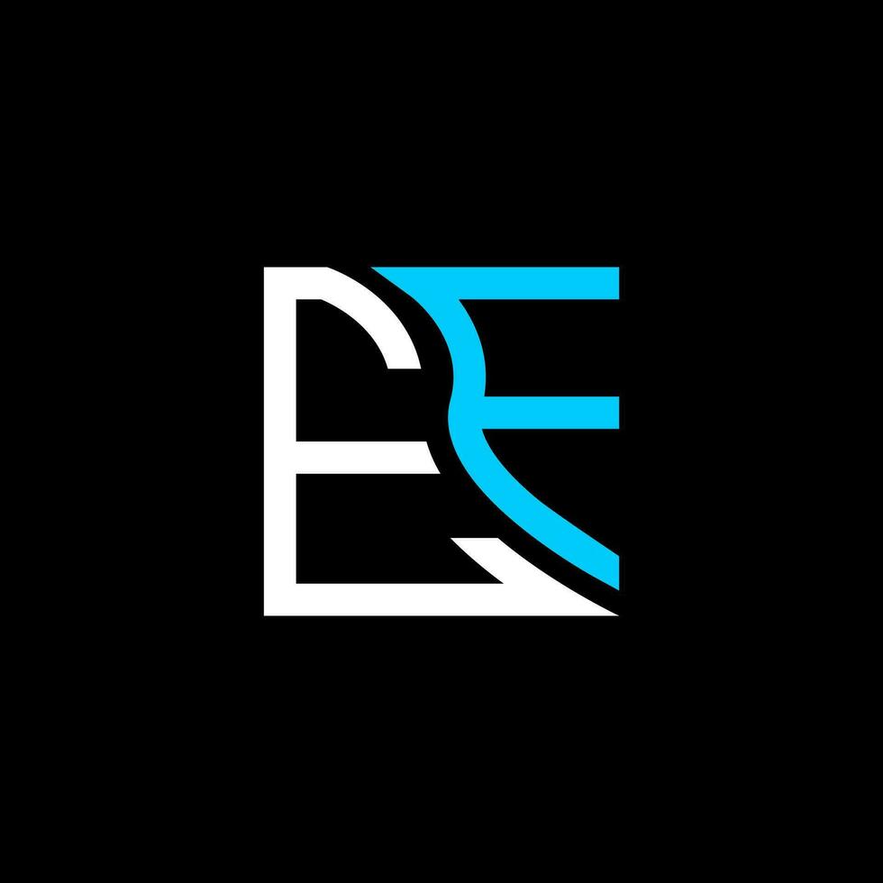 EF letter logo vector design, EF simple and modern logo. EF luxurious alphabet design