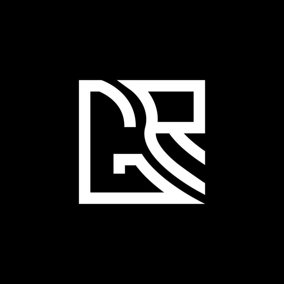 GR letter logo vector design, GR simple and modern logo. GR luxurious alphabet design