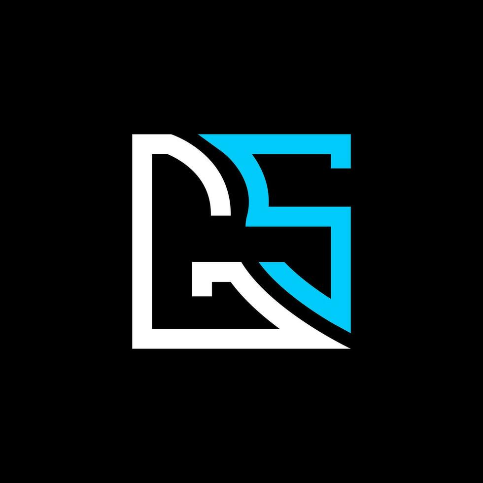 GS letter logo vector design, GS simple and modern logo. GS luxurious alphabet design