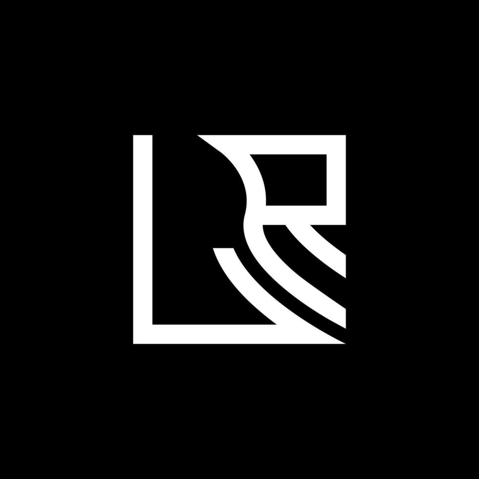 lr letra logo vector diseño, lr sencillo y moderno logo. lr lujoso alfabeto diseño