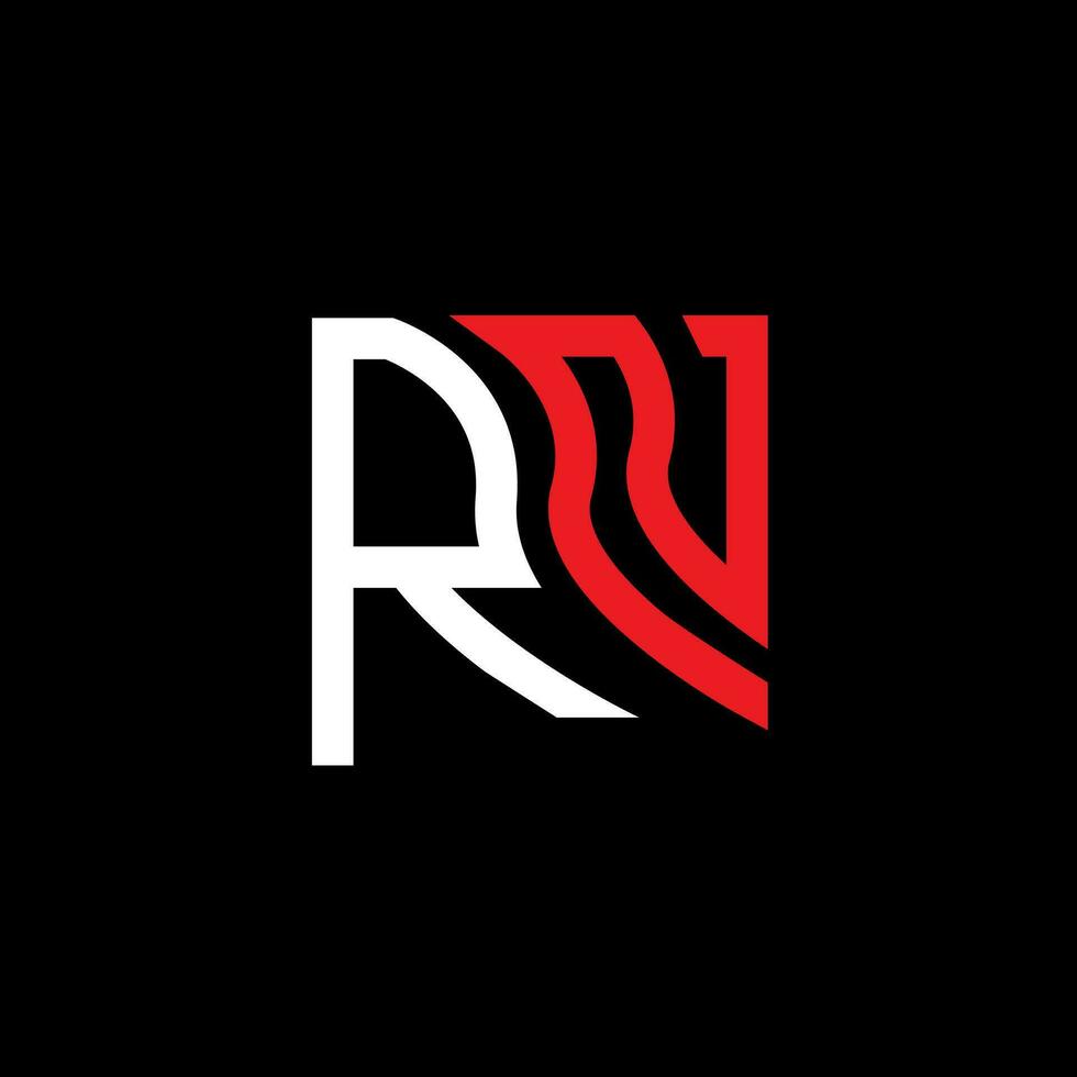 RN letter logo vector design, RN simple and modern logo. RN luxurious alphabet design