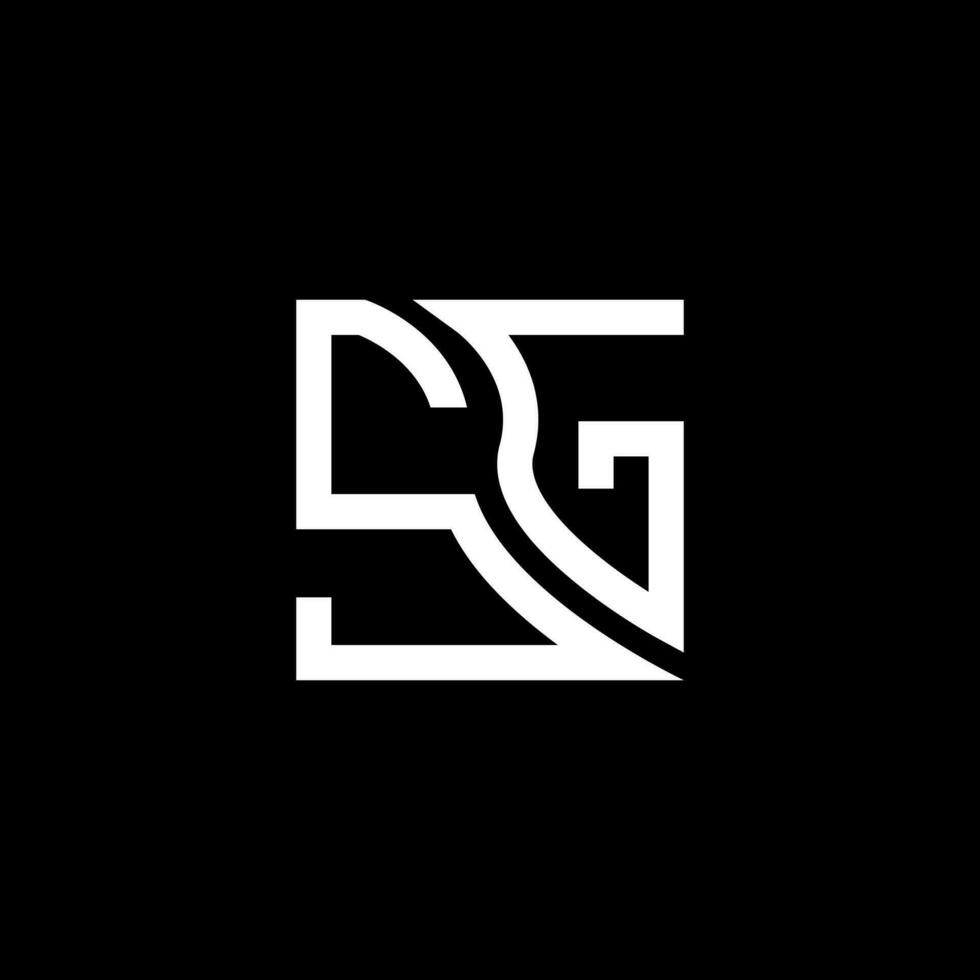 SG letter logo vector design, SG simple and modern logo. SG luxurious alphabet design