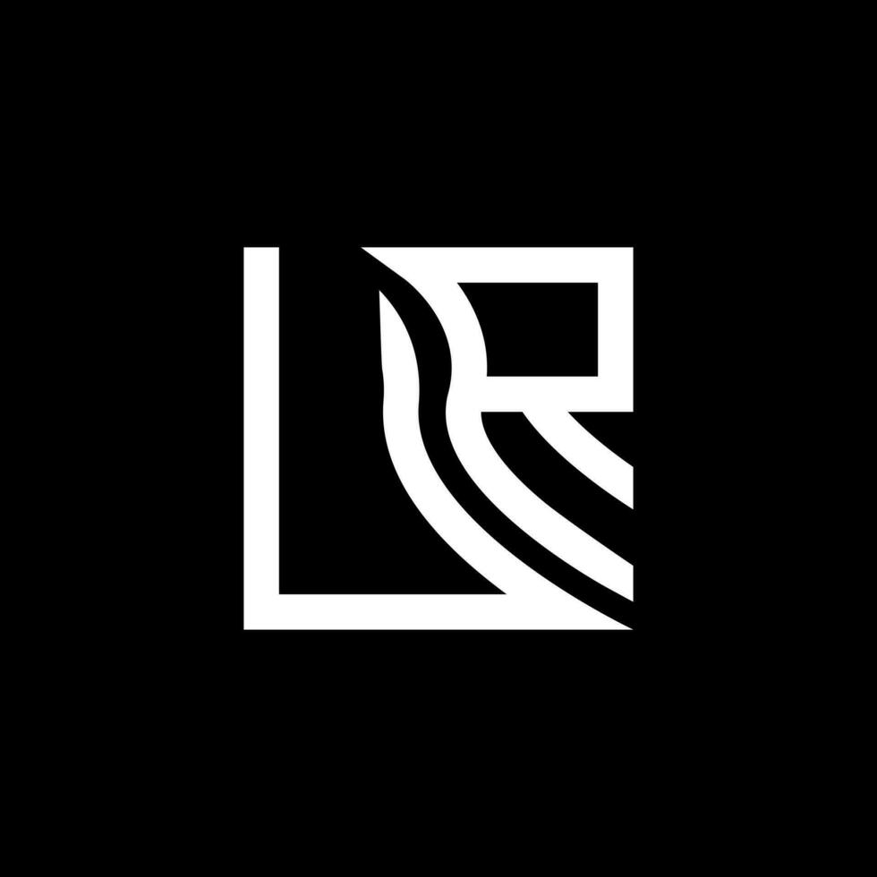 UR letter logo vector design, UR simple and modern logo. UR luxurious alphabet design