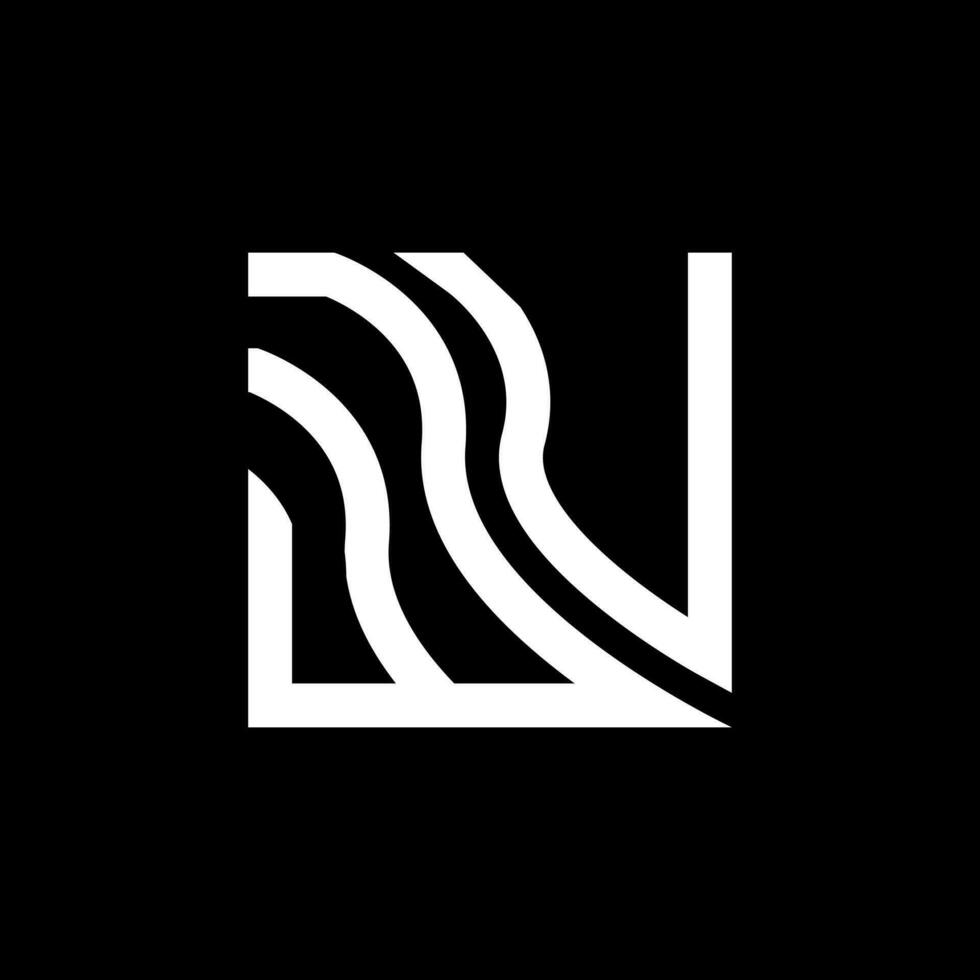 WU letter logo vector design, WU simple and modern logo. WU luxurious alphabet design