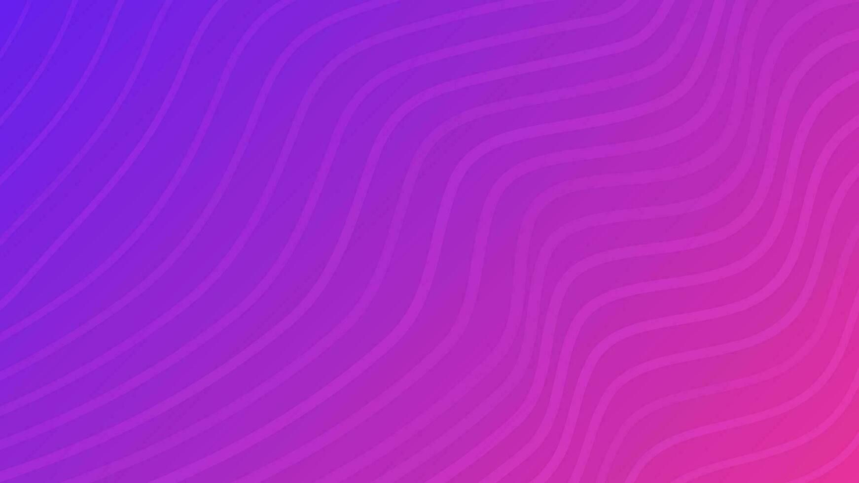 Modern colorful gradient background with wave lines vector