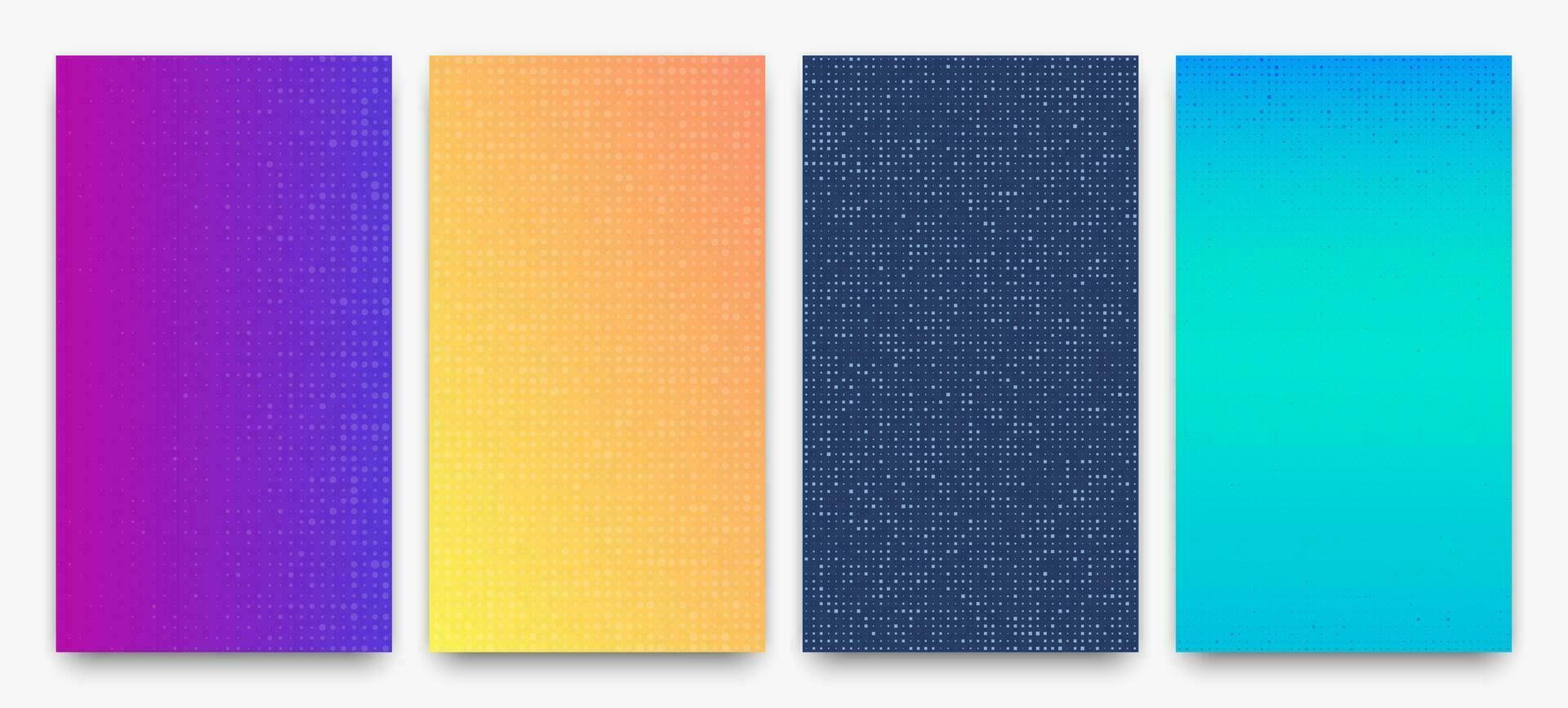 Abstract gradient geometric background of squares vector