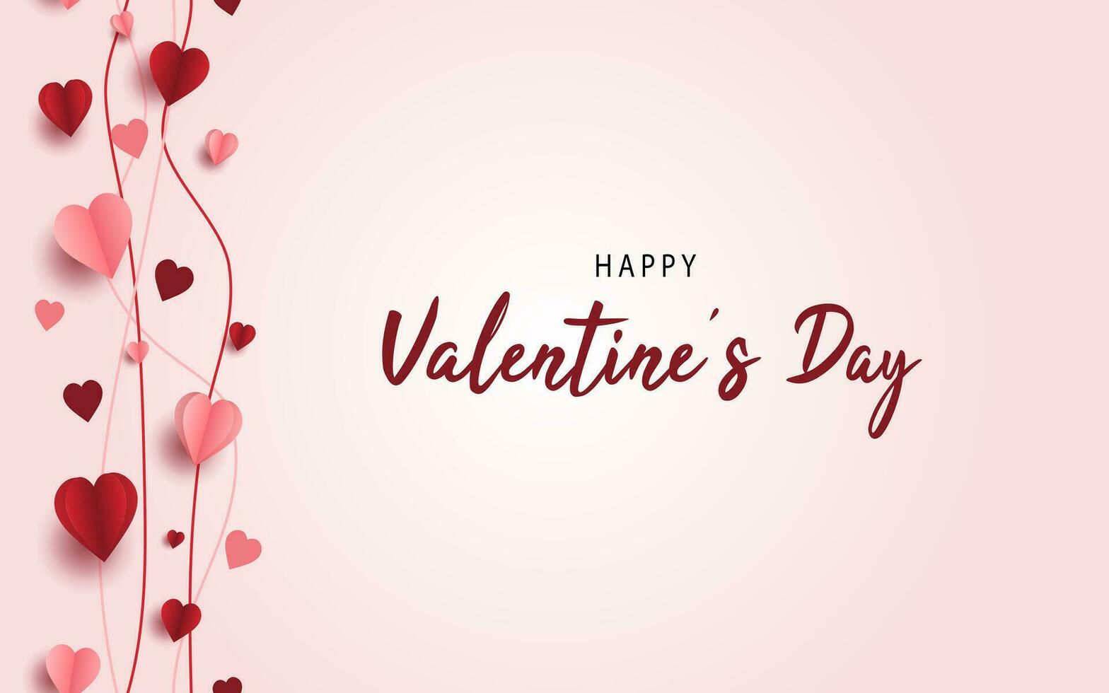 Valentine's, Mother's day design background. for greeting card, banner or poster template. Holidays design theme vector