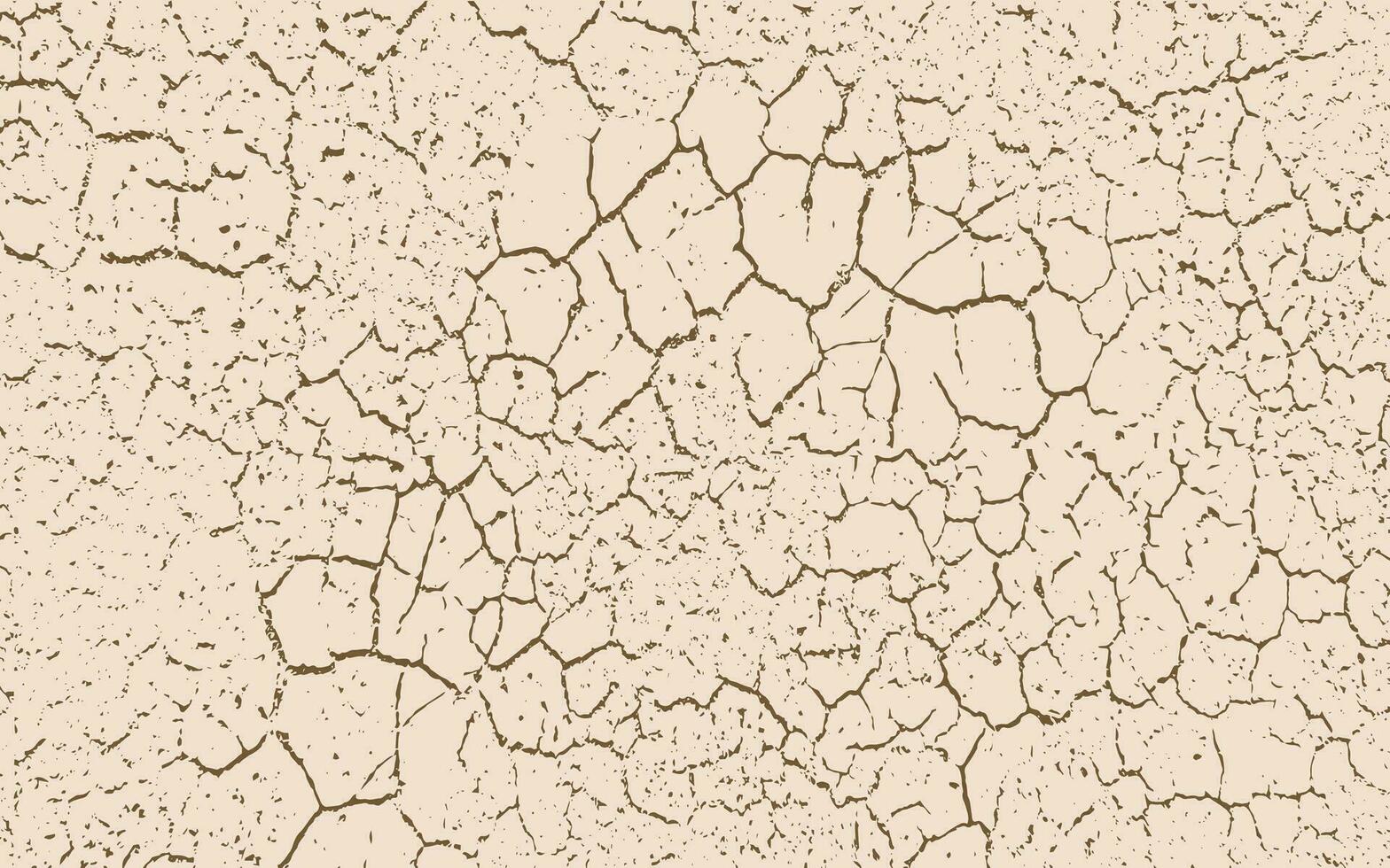 un agrietado pared con marrón pintar grunge textura, agrietado suelo rasguño textura dañar textura seco tierra seco suelo textura vector