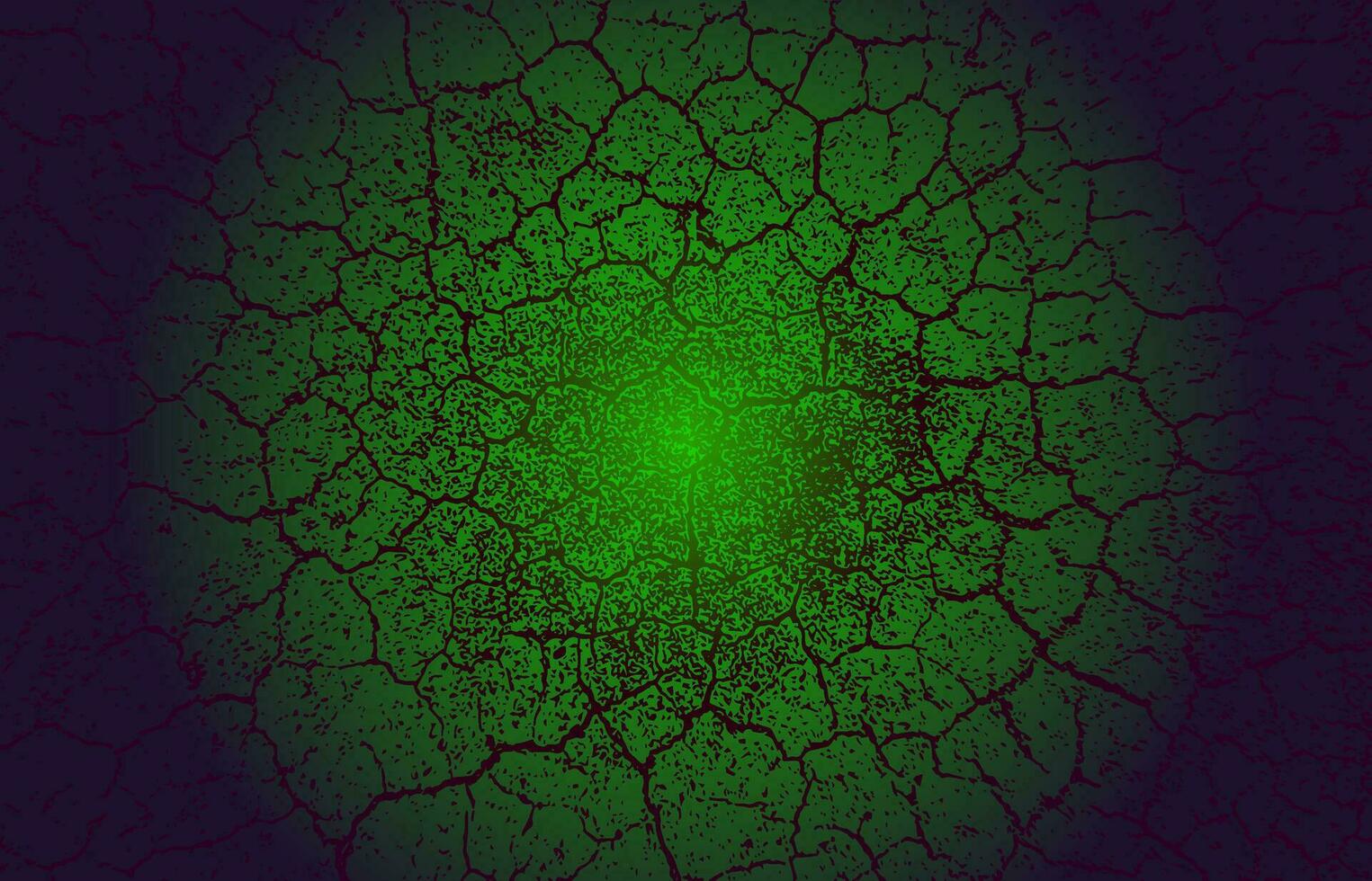 a green light is shining through cracks in the wall grunge vector digital background design,