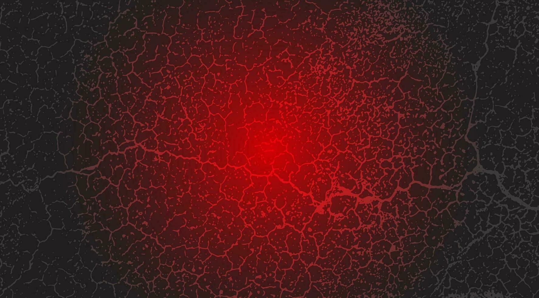 geometric fingerprint art digital fingerprint, a circular pattern on a black background, a lava red background with cracks and cracks, a red light on a black grunge texture, vector