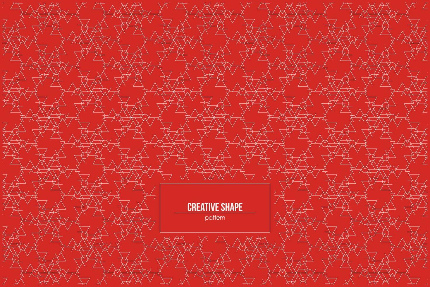 creativo forma modelo combinación de triangulos y círculos vector