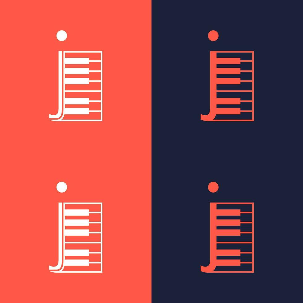 An illustration of the letter in the shape of a musical note melody used for branding, brand identity, logo design, vector, business, and company vector