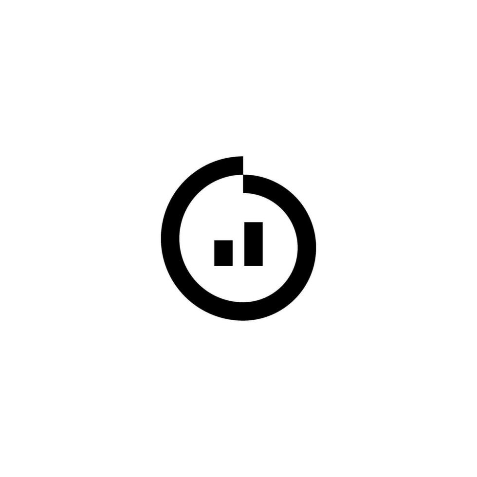 a black and white logo with a power symbol vector